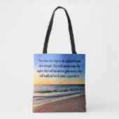 SERENE ISAIAH 40:31 SCHERPLOSSING TOTE BAG (Voorkant)