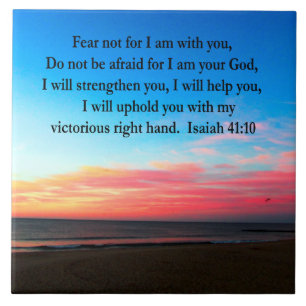 SERENE ISAIAH 41:10 SUNRISE FOTO TEGELTJE