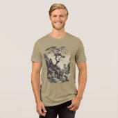Serene Japanese Landscape Unisex T-Shirt - Tranqui (Voorkant volledig)