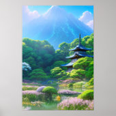 Serene Japans tuden Poster (Voorkant)