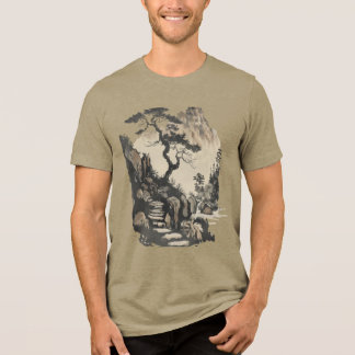 Serene Japanse Landschap Unisex T-Shirt - Tranqui