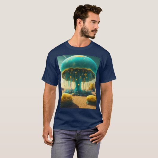 Serene Jellyfish Tranquility T-shirt (Voorkant volledig)