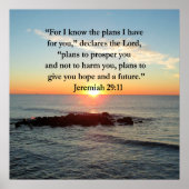 SERENE JEREMIAH 29:11 SUNRISE POSTER (Voorkant)