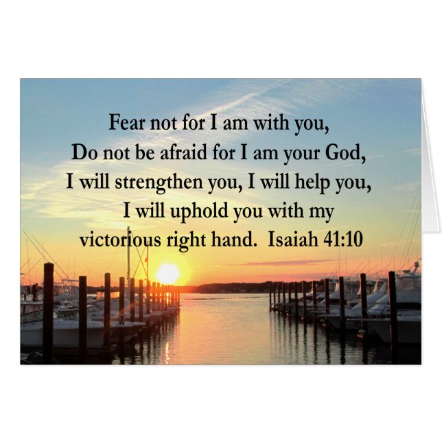 SERENE JESAJA 41:10 ZONSONDERGANG FOTOONTWERP (Voorkant Horizontaal)