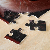 Serene kat en tulpen puzzel (Zijkant)