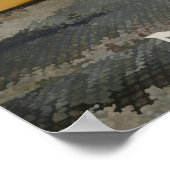 Serene Kayak op Newfound Lake Poster (Hoek)