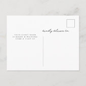 Serene kerstverhuizing aankondigingskaart (Achterkant)