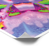 Serene Kinetic Collage Kaleidoscope Poster (Hoek)