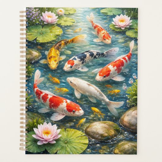 Serene Koi Fish Pond Planner (Voorkant)