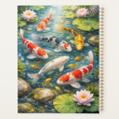 Serene Koi Fish Pond Planner (Achterkant)