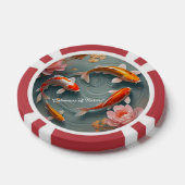 Serene Koi Haven Poker Chips (Enkel)