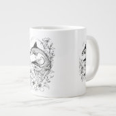 Serene Koi Pond Jumbo Mok Ontwerp (Voorkant rechts)