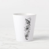 Serene Koi Pond Kleine Latte Mok - 12 oz (Voorkant)