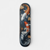 Serene Koi Vis met Lotus Bloemen Persoonlijk Skateboard (Voorkant)