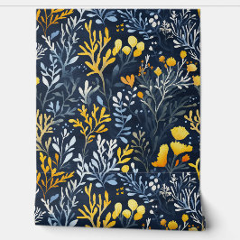 Serene koraalrif patroon muur decor behang