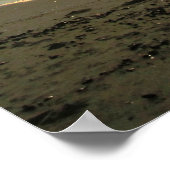 SERENE LAAT GAAN EN LAAT GOD OCEAN FOTO POSTER (Hoek)