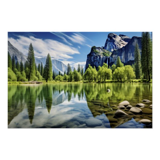 Serene Lagoon Perfect Poster (Voorkant)
