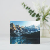 Serene Lake Moraine Banff National Park Briefkaart (Staand voorkant)