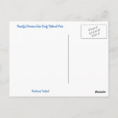 Serene Lake Moraine Banff National Park Briefkaart (Achterkant)