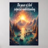 Serene Lake Reflections Poster (Voorkant)