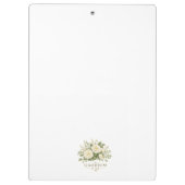 Serene Lakeside Notebook | Peaceful Nature & Cotta Klembord (Achterkant)