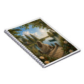 Serene Lakeside Notebook | Peaceful Nature & Cotta Notitieboek (Rechterzijde)