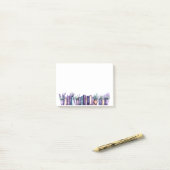Serene Lavender Bibliotheek Aquarel Notities Post-it® Notes (Op bureau)