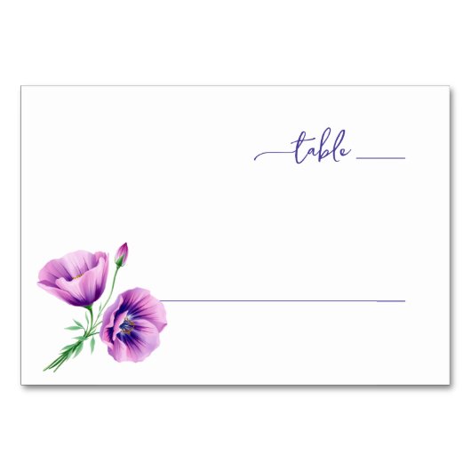Serene Lavender Botanical Floral Kaart (Voorkant)