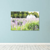 Serene Lavender Fields Canvas Afdruk (Insitu (Houten vloer))