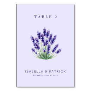 Serene Lavender Waterverf Bloemen Kaart