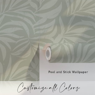 Serene Leaf Harmony Behang