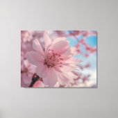 Serene Lente Bloem Kunst Canvasprint Canvas Afdruk (Voorkant)