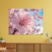 Serene Lente Bloem Kunst Canvasprint Canvas Afdruk (Insitu (Woonkamer))
