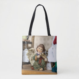 Serene Lezing Engel Figurine Tote Bag