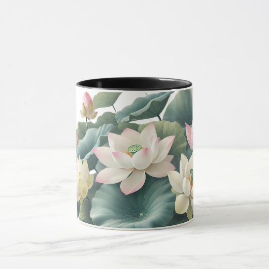 Serene Lotus Coffee Mok (Midden)
