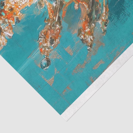 Serene Majesteit Abstracte Queen Decoupage Tissuepapier (Detail)