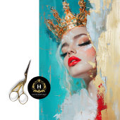 Serene Majesteit Abstracte Queen Decoupage Tissuepapier