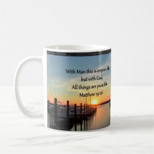 SERENE MATTHEW 19:26 ZONSONDERGANG FOTOONTWERP KOFFIEMOK