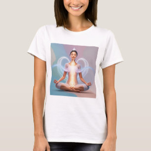 Serene meditatie energiestroom - Spiritueel T-shirt