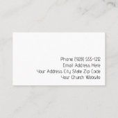 SERENE meer met dok Church Visitekaartjes (Achterkant)