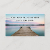 SERENE meer met dok Church Visitekaartjes (Voorkant)