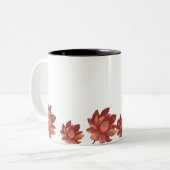 Serene Meisje & Roze Lotus Bloem Mok (Voorkant links)