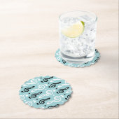 Serene Melodies Treble Clef Kartonnen Onderzetters (Insitu)