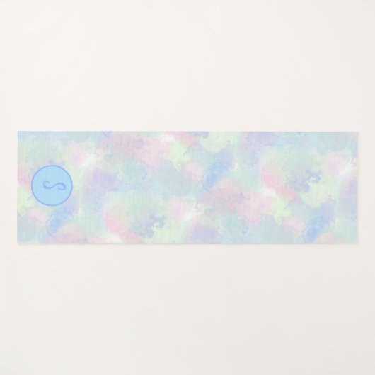 Serene Mint Bliss Yogamat (Voorkant (horizontaal))