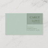 Serene Misty Lake Pink Floral Arch Mountain Zen Visitekaartje (Achterkant)