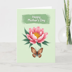 Serene Moederdag Bloem Kaart