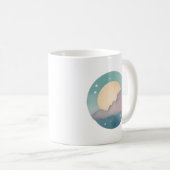 Serene Moonlit Dreamscape Koffiemok (Voorkant rechts)