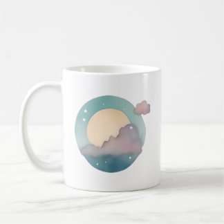 Serene Moonlit Dreamscape Koffiemok