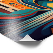 Serene moskee onder de zonsondergang: culturele pr foto afdruk (Hoek)