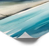 Serene Mountain Lake  Poster (Hoek)